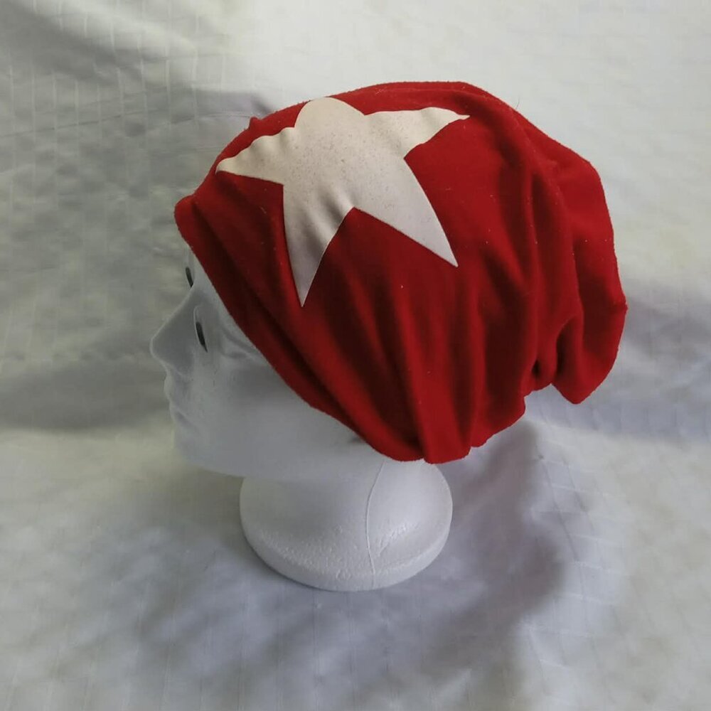 Ponytail beannie with lining and/or neck warmer extensible Head circ. 23 inches